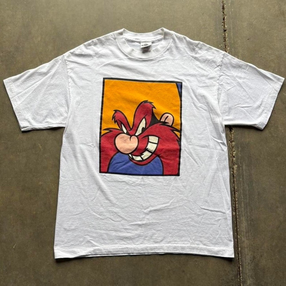 90s Yosemite Sam Looney Tunes Box Cartoon Shirt